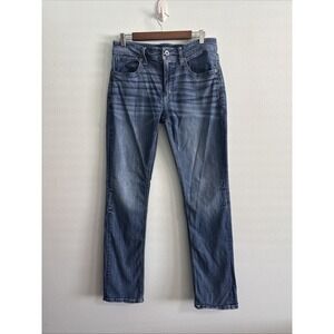 BKE Jake Straight Jeans Mens 33x34 Medium Wash Stretch Denim Measures 33x32.5